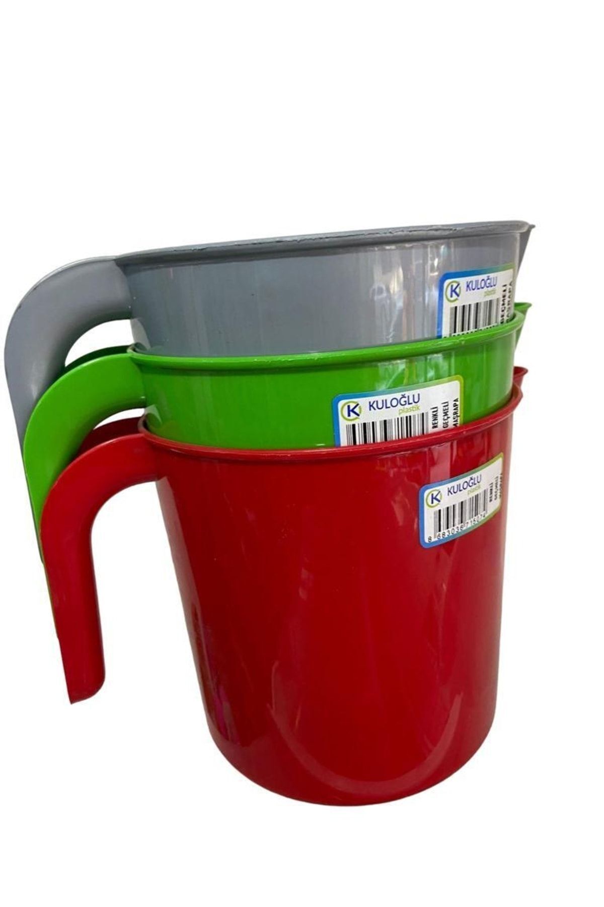 Mg Home 3lü Su Maşrapası Plastik Su Kabı Maşrapa Tuvalet Banyo Maşrapası